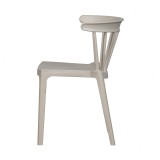 CHAIR BL OFFWHITE OUTDOOR - CHAIRS, STOOLS